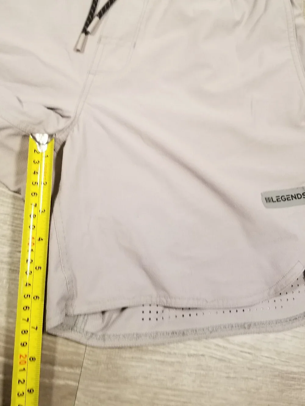 Legends Luka HD Shorts Mens Medium Gray Lined 7” Athletic Performance Gym